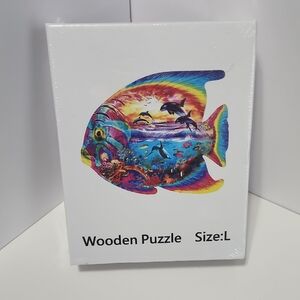 Wooden Puzzle Colorful Fish Wooden Puzzle Brand New